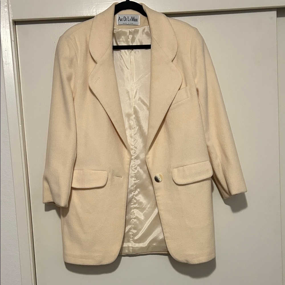 Women's Elegant Cream Jacket
